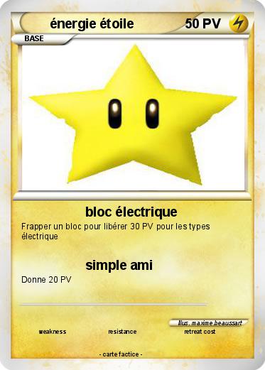 Pokemon énergie étoile