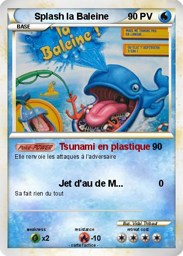 Pokemon Splash la Baleine