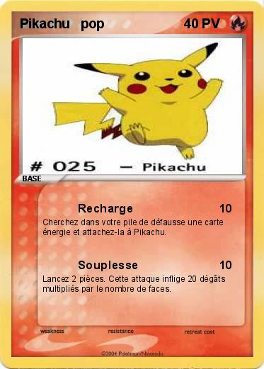 Pokemon Pikachu   pop