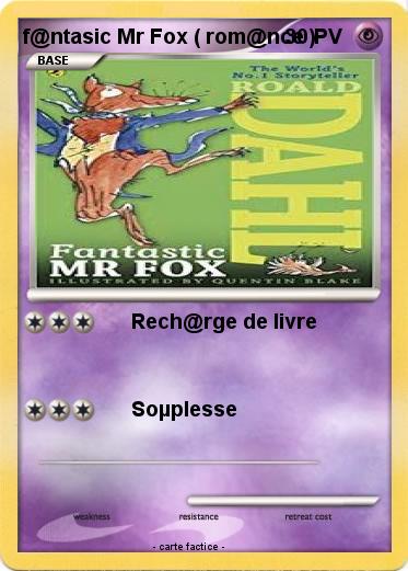 Pokemon f@ntasic Mr Fox ( rom@nce )