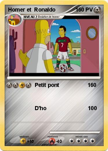 Pokemon Homer et  Ronaldo
