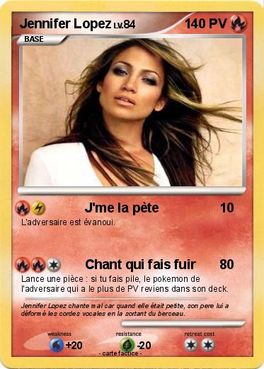 Pokemon Jennifer Lopez