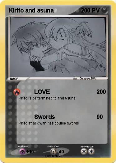 Pokemon Kirito and asuna