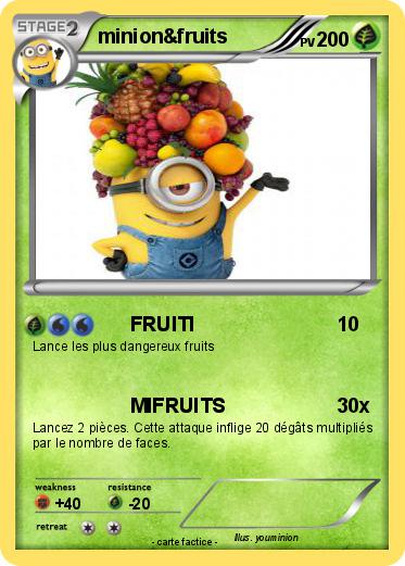 Pokemon minion&fruits