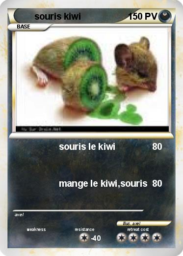 Pokemon souris kiwi
