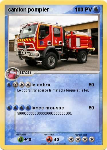 Pokemon camion pompier