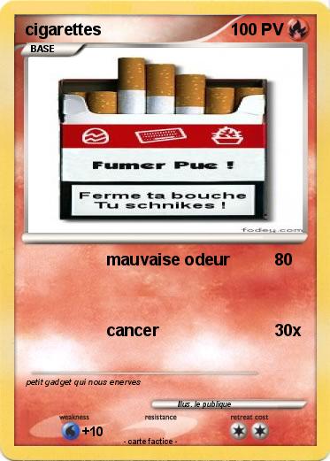 Pokemon cigarettes