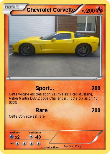 Pokemon Chevrolet Corvette