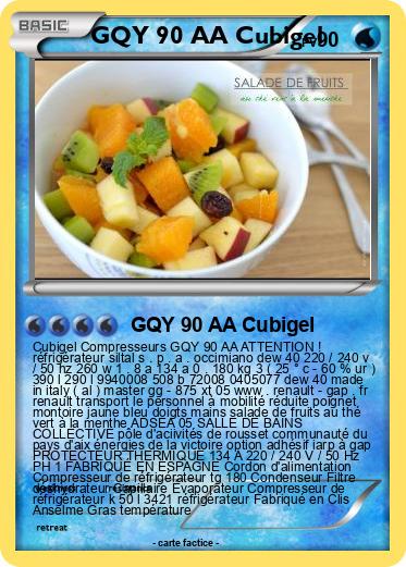 Pokemon GQY 90 AA Cubigel