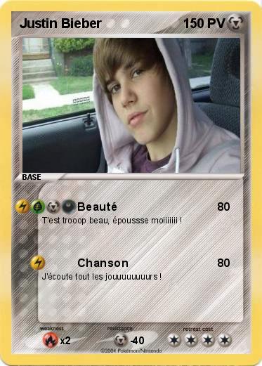 Pokemon Justin Bieber 