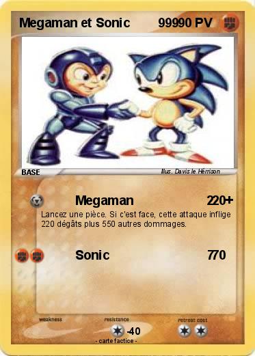Pokemon Megaman et Sonic        999