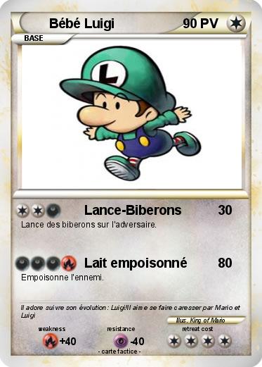 Pokemon Bébé Luigi