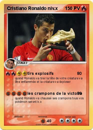 Pokemon Cristiano Ronaldo niv.x