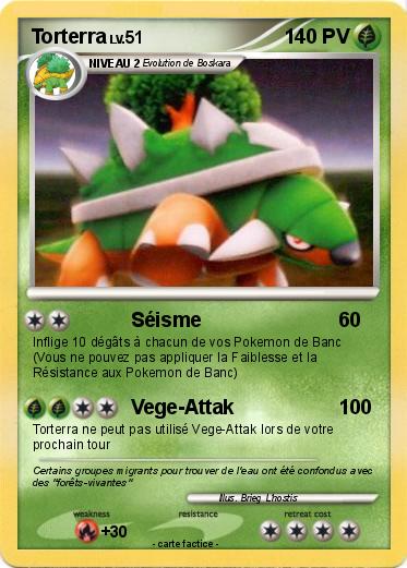 Carta pokemon torterra
