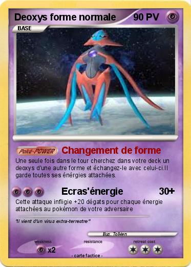 Pokemon Deoxys forme normale
