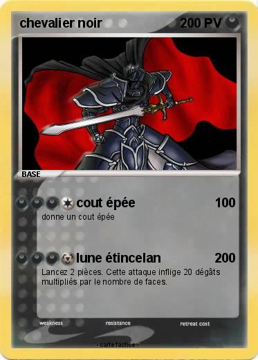 Pokemon chevalier noir