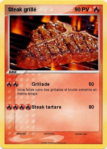 Pokemon Steak grillé