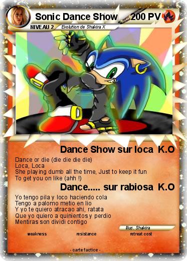Pokemon Sonic Dance Show