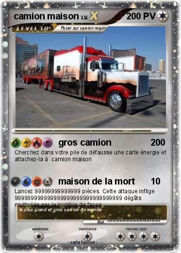 Pokemon camion maison