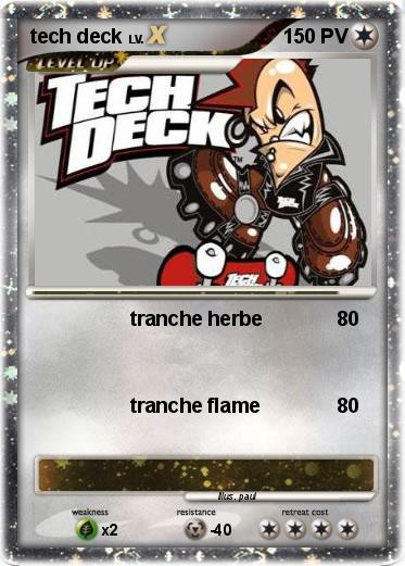 Pokemon tech deck