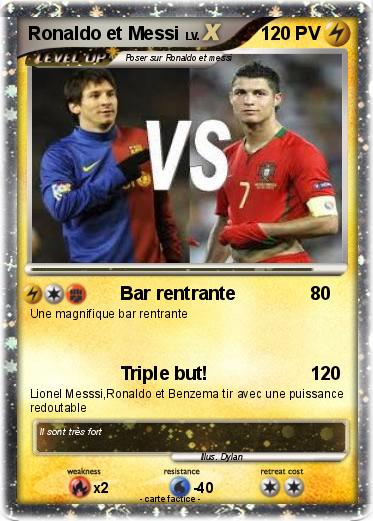 Pokemon Ronaldo et Messi