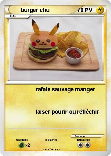 Pokemon burger chu