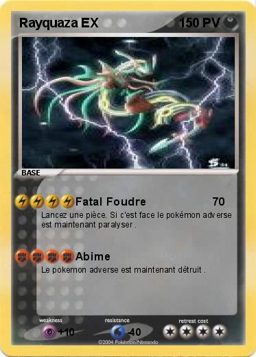 carte pokemon rayquaza ex