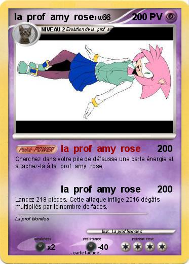 Pokemon la  prof  amy  rose