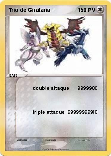 Pokemon Trio de Giratana