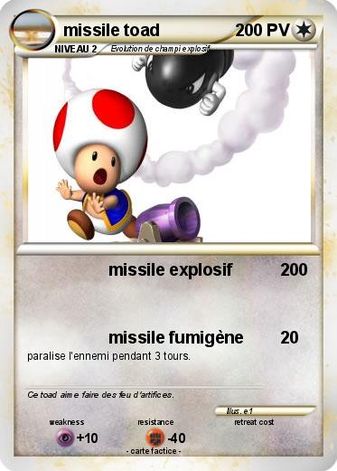 Pokemon missile toad