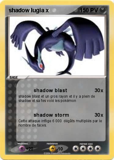 Pokemon shadow lugia x