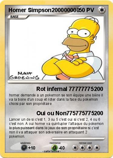 Pokemon Homer Simpson200000000