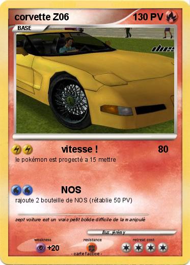 Pokemon corvette Z06