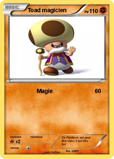 Pokemon Toad magicien