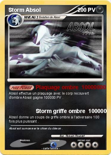 Pokemon Storm Absol