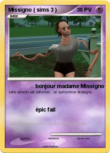 Pokemon Missigno ( sims 3 )