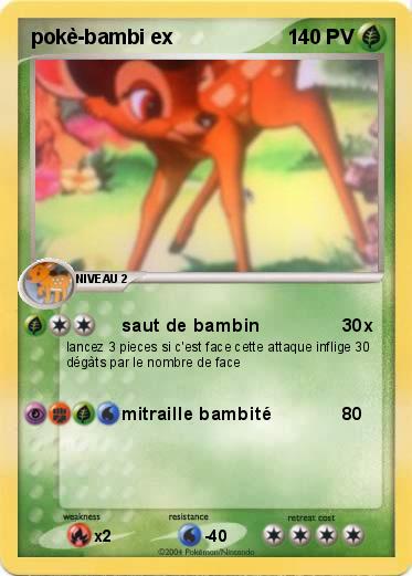 Pokemon pokè-bambi ex