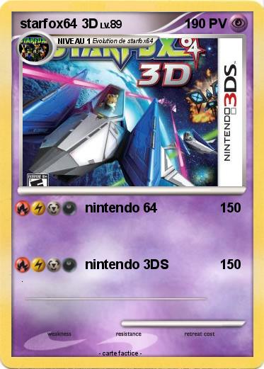 Pokemon starfox64 3D