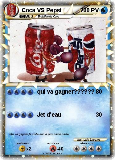 Pokemon Coca VS Pepsi