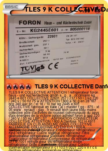 Pokemon TLES 9 K COLLECTIVE Danfoss