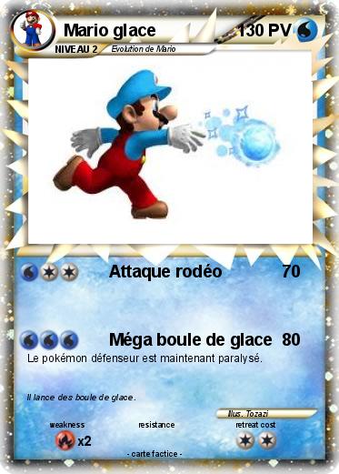 Pokemon Mario glace