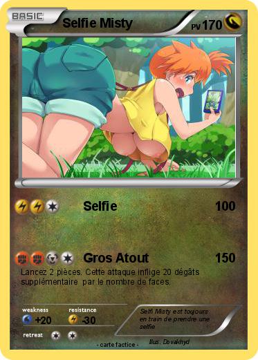Pokemon Selfie Misty