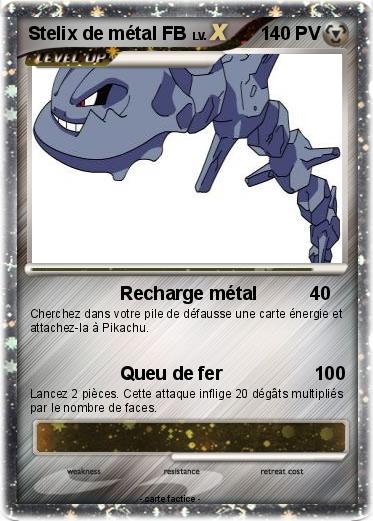 Pokemon Stelix de métal FB