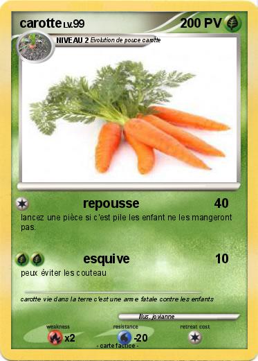 Pokemon carotte