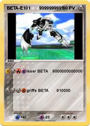 Pokemon BETA-E101       9999999991