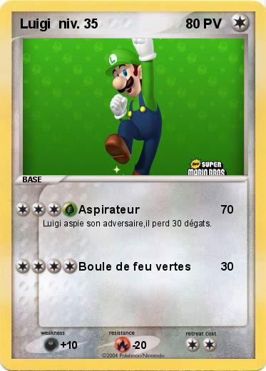 Pokemon Luigi  niv. 35