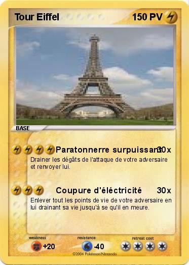 Pokemon Tour Eiffel
