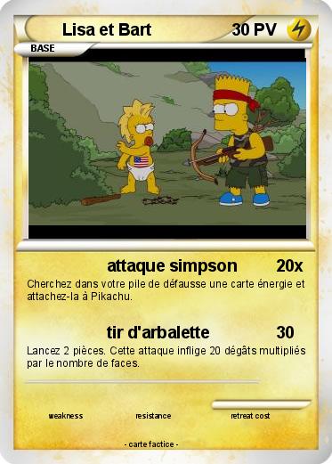 Pokemon Lisa et Bart