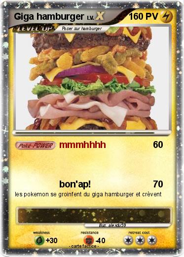 Pokemon Giga hamburger