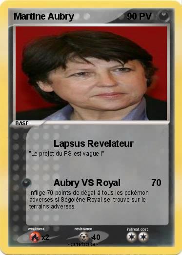 Pokemon Martine Aubry